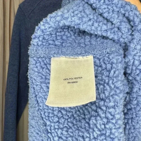 Lands’ End Women’s Full Zip Hooded Mid-Weight Sweatshirt Size Medium 10/12 - Picture 6 of 8
